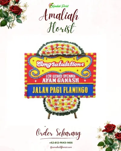 Bunga Papan Congratulation di Purwareja